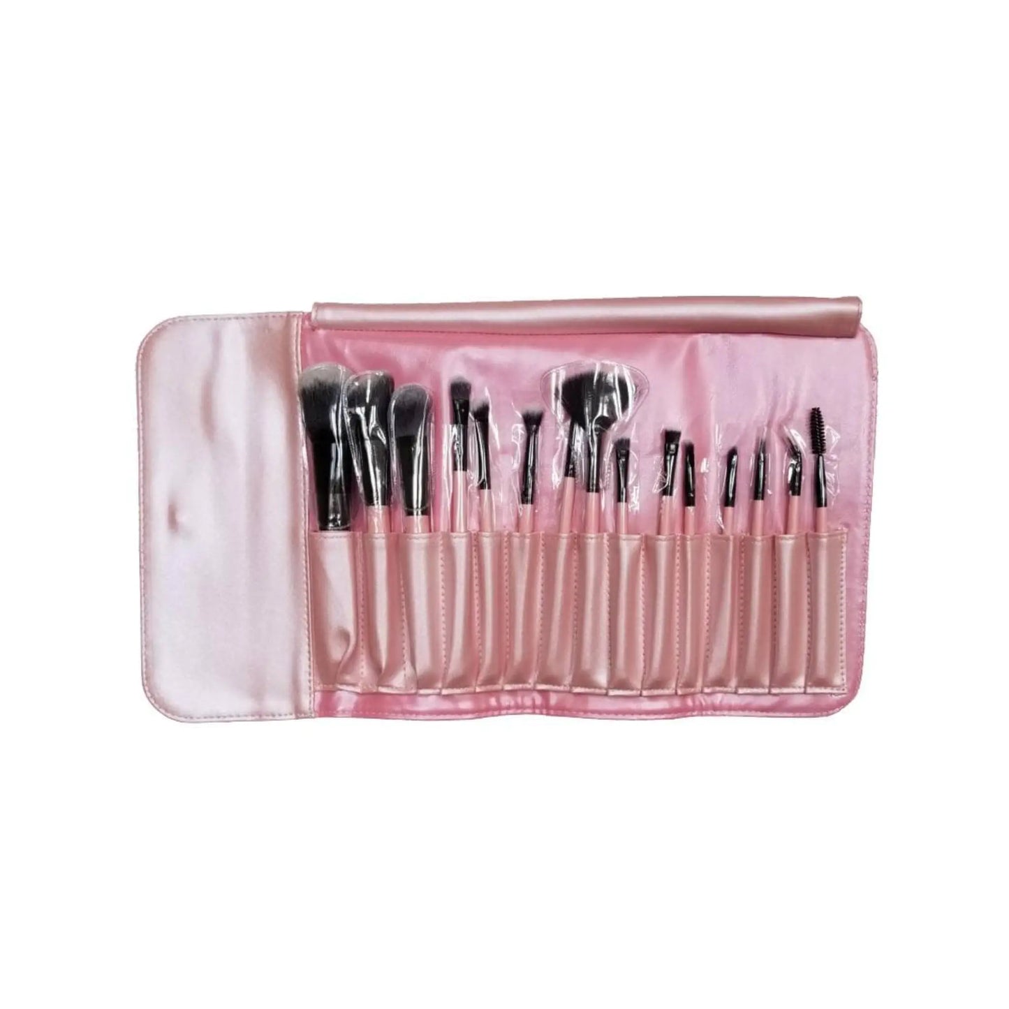 Set of 15 Synthetic Makeup Brushes